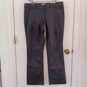 Loft Marisa boot cut pants with faux pockets Size 14